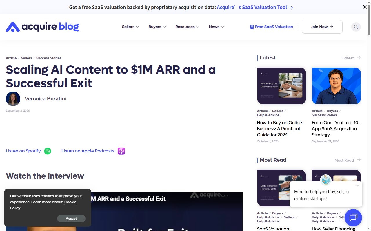 第一次卖公司踩的坑，第二次全补上——100+ 报价函，私募全现金买走 $1M ARR 主角